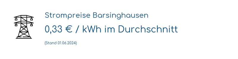 Strompreis in Barsinghausen