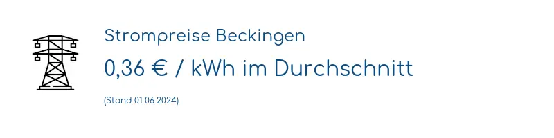 Strompreis in Beckingen