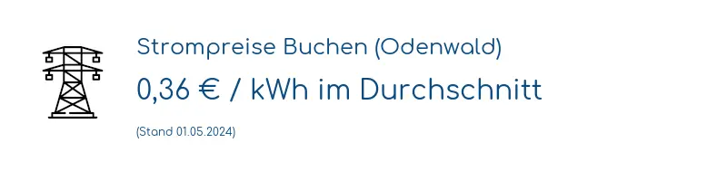 Strompreis in Buchen (Odenwald)