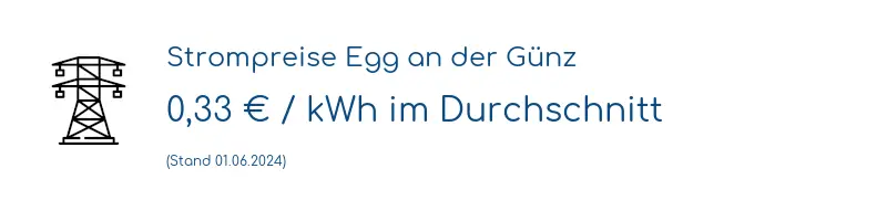 Strompreis in Egg an der Günz