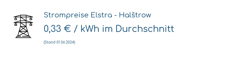 Strompreis in Elstra - Halštrow
