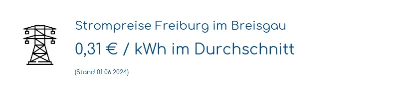 Strompreis in Freiburg im Breisgau