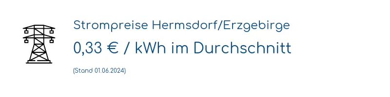 Strompreis in Hermsdorf/Erzgebirge