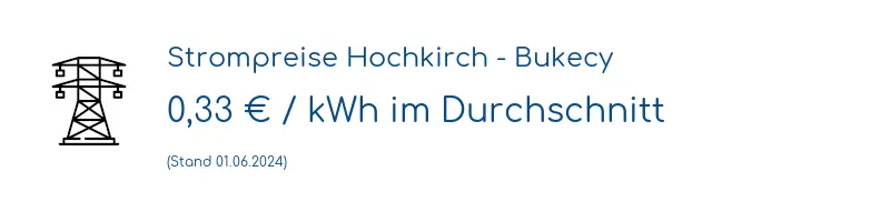 Strompreis in Hochkirch - Bukecy