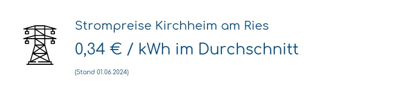 Strompreis in Kirchheim am Ries