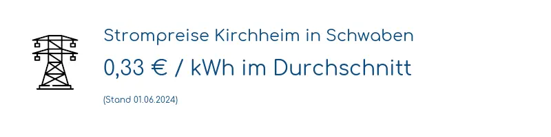 Strompreis in Kirchheim in Schwaben