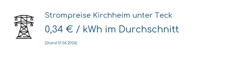 Strompreis in Kirchheim unter Teck