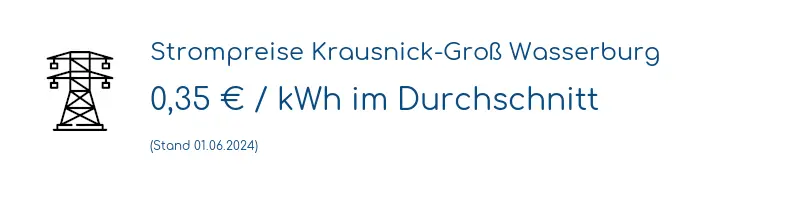 Strompreis in Krausnick-Groß Wasserburg