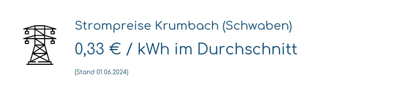 Strompreis in Krumbach (Schwaben)
