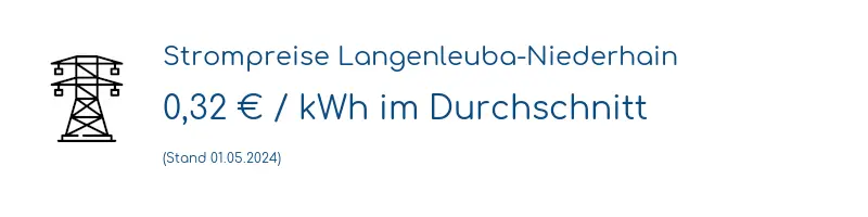 Strompreis in Langenleuba-Niederhain