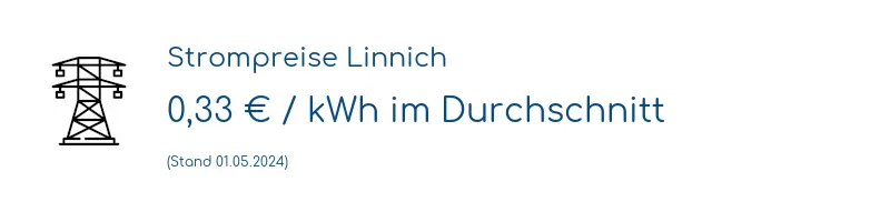 Strompreis in Linnich