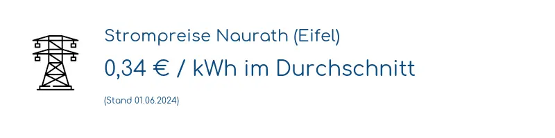 Strompreis in Naurath (Eifel)