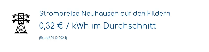 Strompreis in Neuhausen auf den Fildern