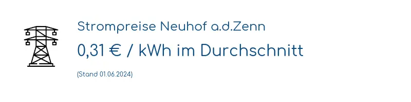 Strompreis in Neuhof a.d.Zenn