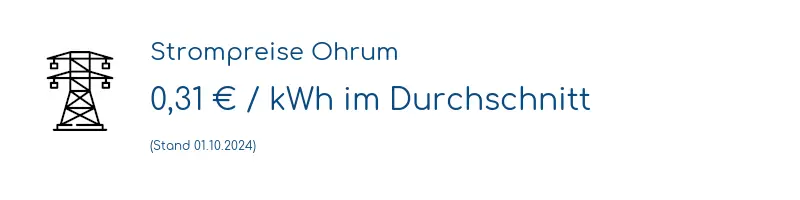 Strompreis in Ohrum