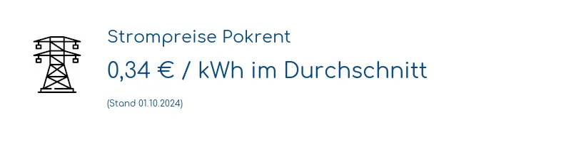 Strompreis in Pokrent