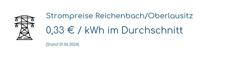 Strompreis in Reichenbach/Oberlausitz