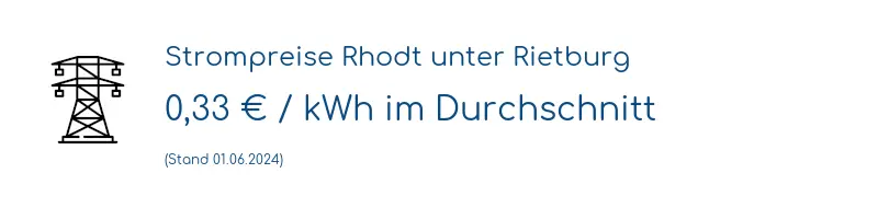 Strompreis in Rhodt unter Rietburg