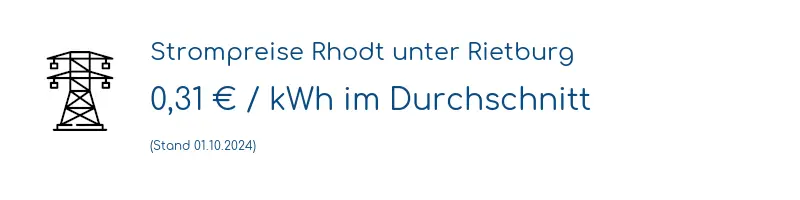 Strompreis in Rhodt unter Rietburg