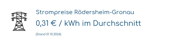 Strompreis in Rödersheim-Gronau